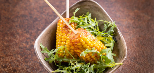 BBQ Corn on the Cob in a bowl